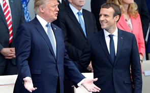 Trump em Paris assiste ao desfile da Tomada da Bastilha e procura a paz com Macron