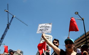 O protesto dos trabalhadores da PT/Meo em imagens