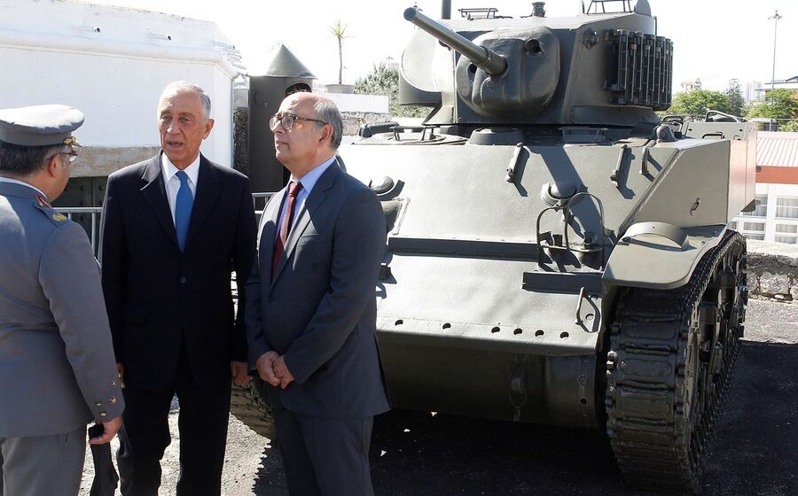 Marcelo com o ministro da defesa