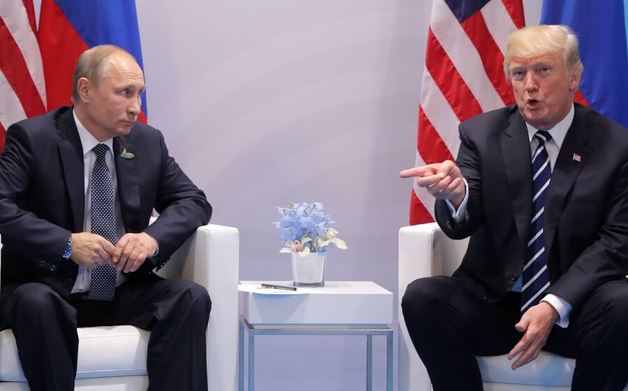 Donald Trump Vladimir Putin Hamburgo G20