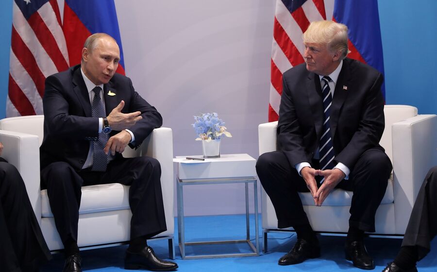 Donald Trump Vladimir Putin Hamburgo G20