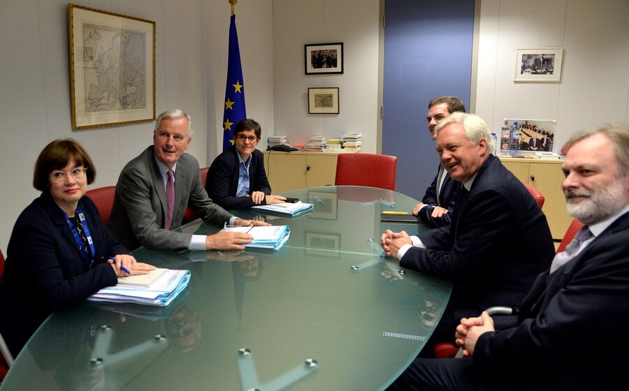 David Davis  Michel Barnier Brexit