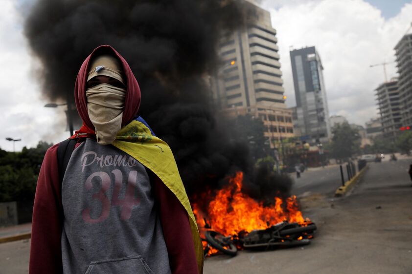 Caracas protestos Venezuela eleição constituinte violência