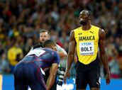 Bolt Londres despedida gatlin