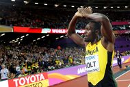 Bolt Londres despedida gatlin