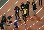 Bolt Londres despedida gatlin