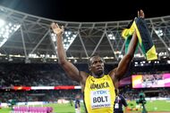 Bolt Londres despedida gatlin