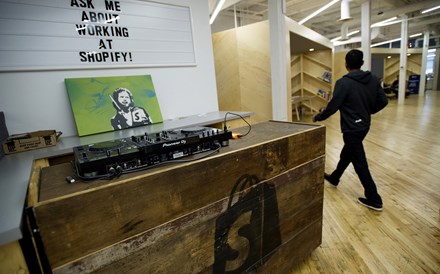 Os escritórios da Shopify em Toronto.