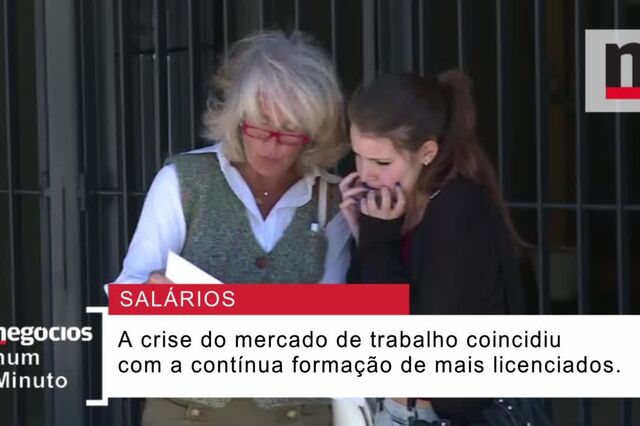 Porque caíram os salários dos licenciados?
