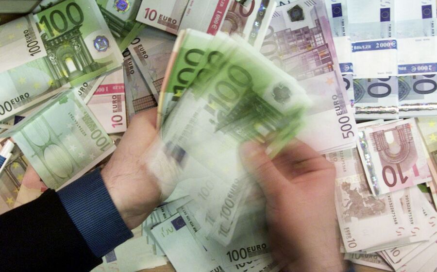 Dinheiro Euros notas