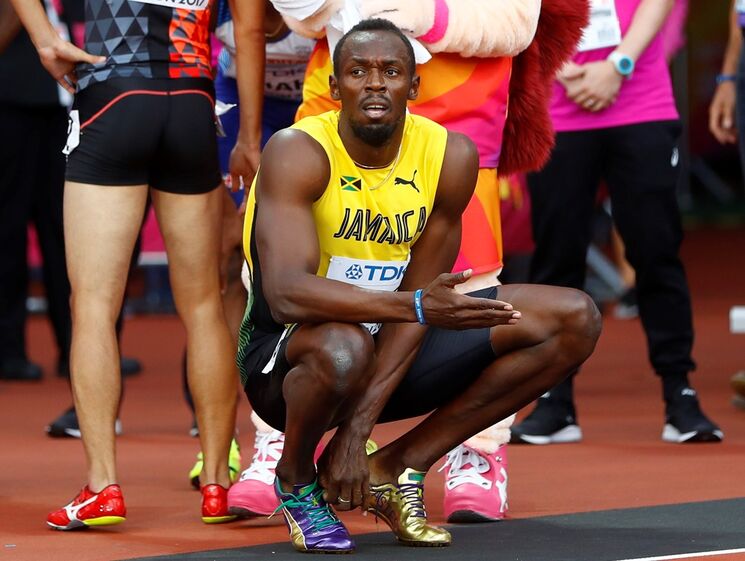 Bolt Londres despedida gatlin