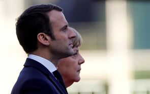 Emmanuel Macron Angela Merkel