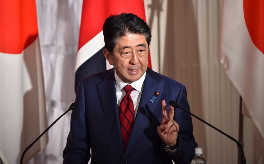 Shinzo Abe. O primeiro-ministro japonês classificou os últimos testes da Coreia do Norte como “uma ameaça sem precedentes”.