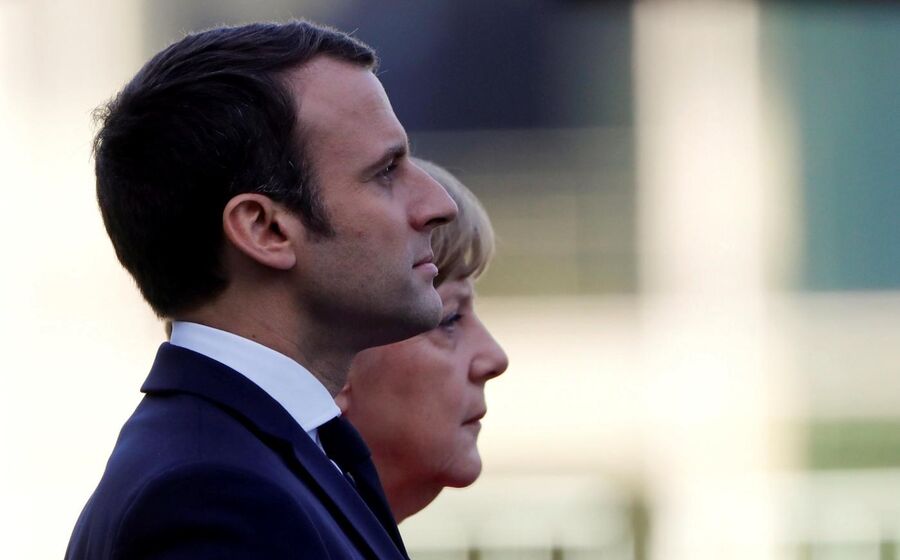 Emmanuel Macron Angela Merkel