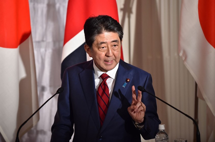 Shinzo Abe. O primeiro-ministro japonês classificou os últimos testes da Coreia do Norte como “uma ameaça sem precedentes”.