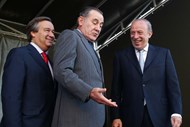 Com António Costa e António Guterres na inauguração da avenida Salgado Zenha, em Lisboa. (2007)