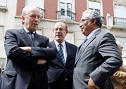 Santana Lopes com António Costa, à data presidente da Câmara de Lisboa (2012)