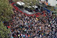 protestos em Barcelona