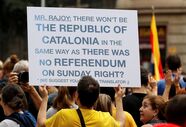 protestos em Barcelona