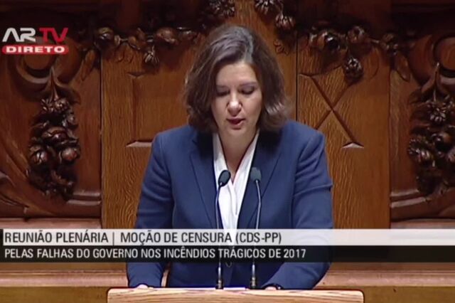 Cristas: Incêndios mostraram “político habilidoso” quando país precisava de um estadista