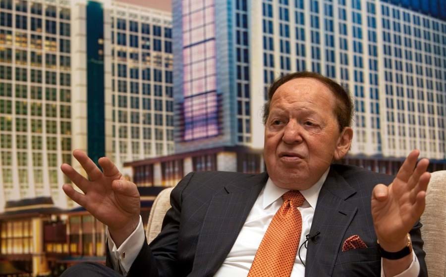 14º  Sheldon Adelson: 35,4 mil milhões de dólares