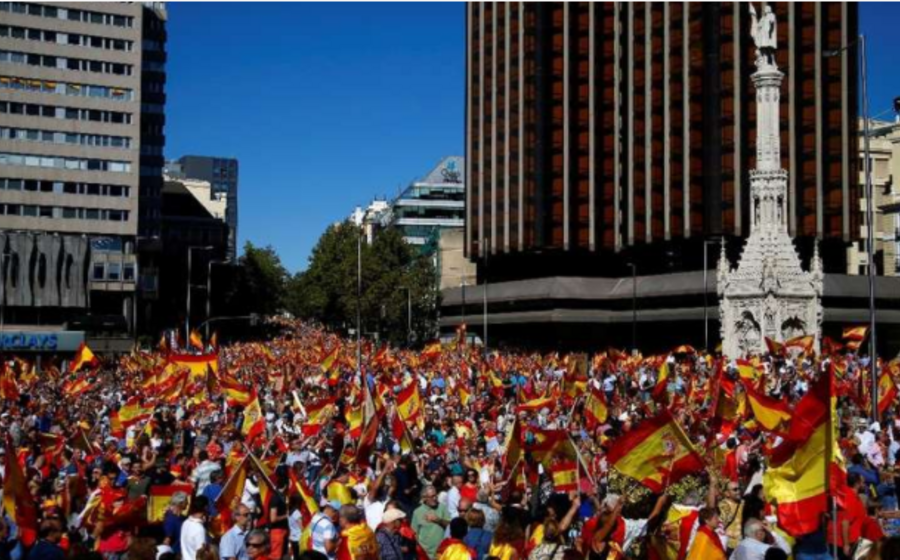 madrid manifestação catalunha Espanha
