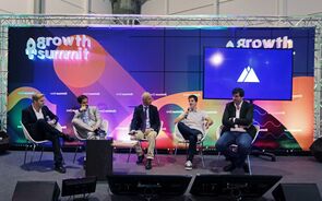 web summit Ricki Madsen, da Pure Cotton, Miguel Pina Martins, da Science4you, Rui Coelho, da Invest Lisboa, Sergio Pereira, da Clickly, e Hugo Condesa, da WeTek