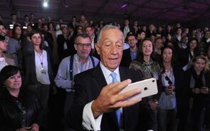 Marcelo goza de enorme popularidade também entre os trabalhadores do Super Bock Group.