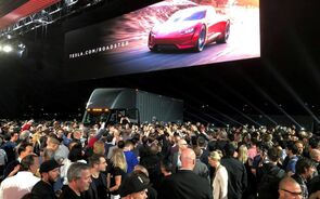 tesla semi roadster