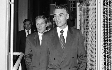 Belmiro de Azevedo com Cavaco Silva