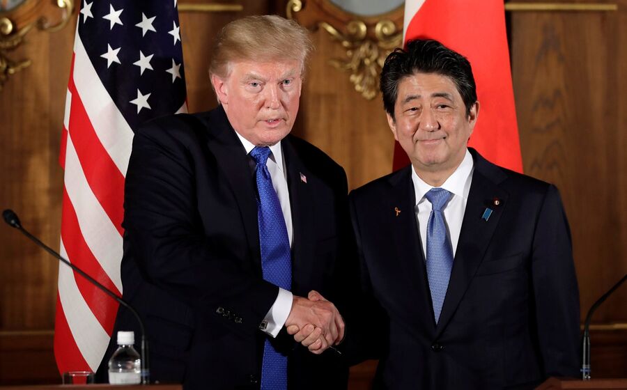 Donald Trump, Shinzo Abe