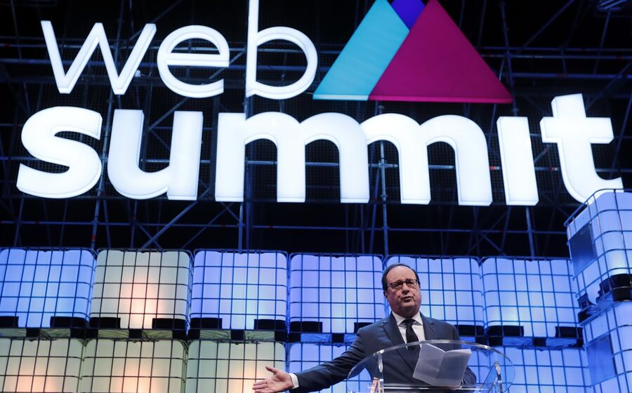 françois hollande Websummit