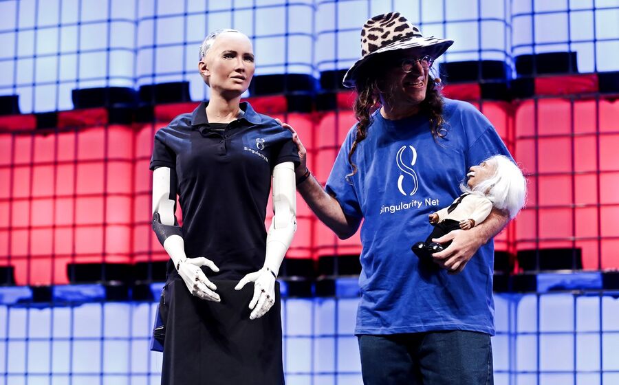 robot Sophia Websummit 2017 robô Ben Goertzel SingularityNET