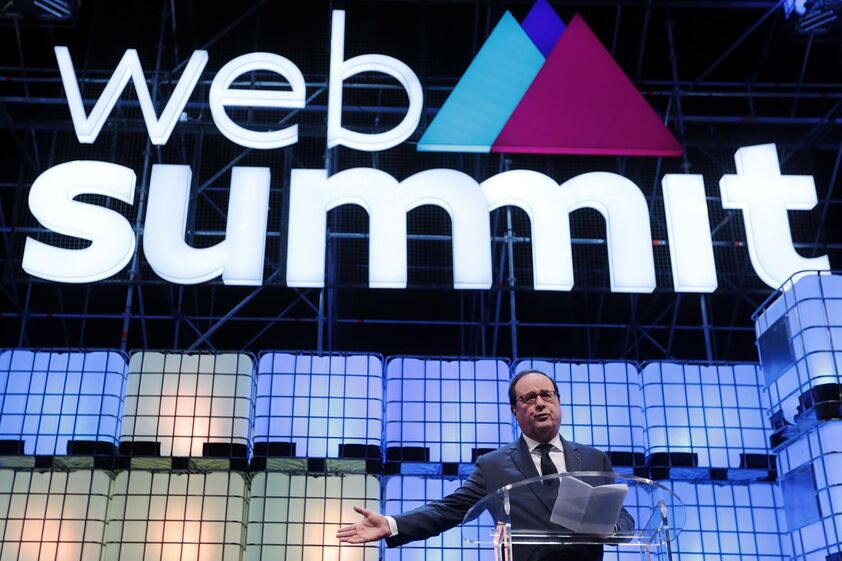 françois hollande Websummit
