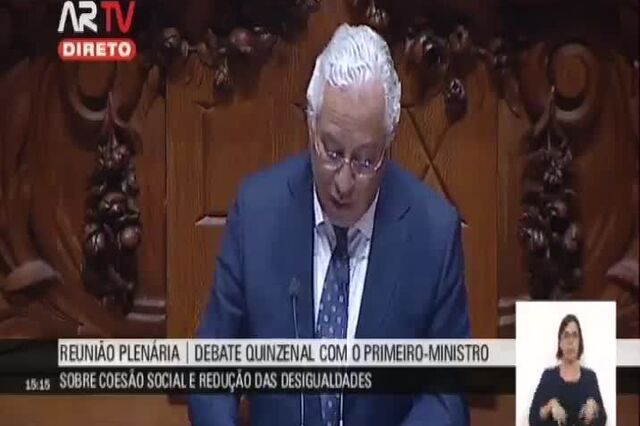 Costa afirma que Portugal registou a maior redução da pobreza desde a crise financeira