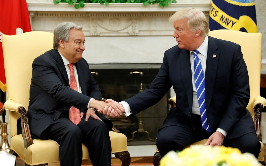 Guterres Trump