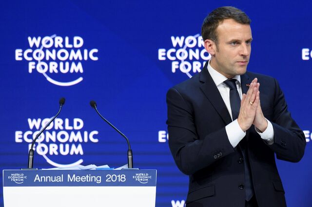 Davos: Macron defende Europa a várias velocidades