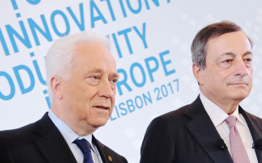 Mário Draghi e Carlos Costa
