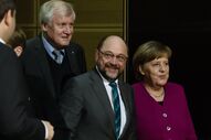 CDU Angela Merkel SPD Martin Schulz 