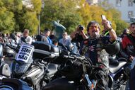 protesto motos motociclista