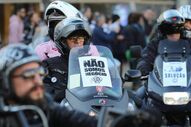 protesto motos motociclista