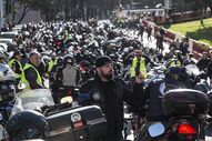 protesto motos motociclista