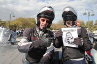 protesto motos motociclista