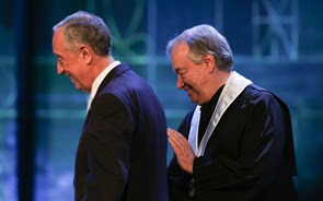 Marcelo enaltece percurso de Guterres, o governante 'mais consensualmente amado' 