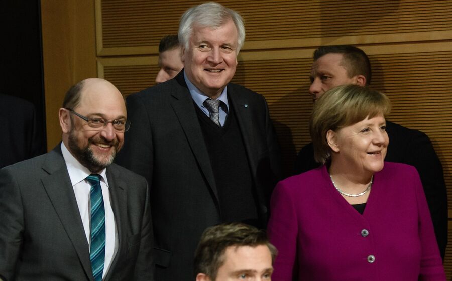 CDU Angela Merkel SPD Martin Schulz 