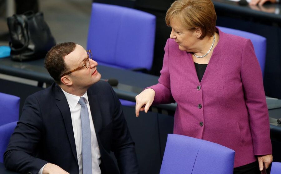 Jens Spahn Angela Merkel