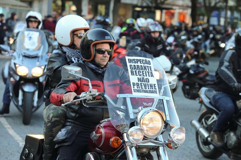 protesto motos motociclista