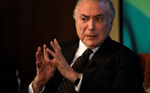 O presidente do Brasil, Michel Temer