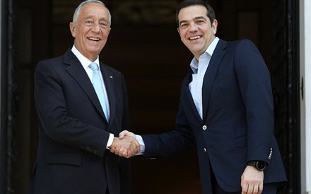 Podem contar com Portugal neste momento importante, diz Marcelo a Tsipras