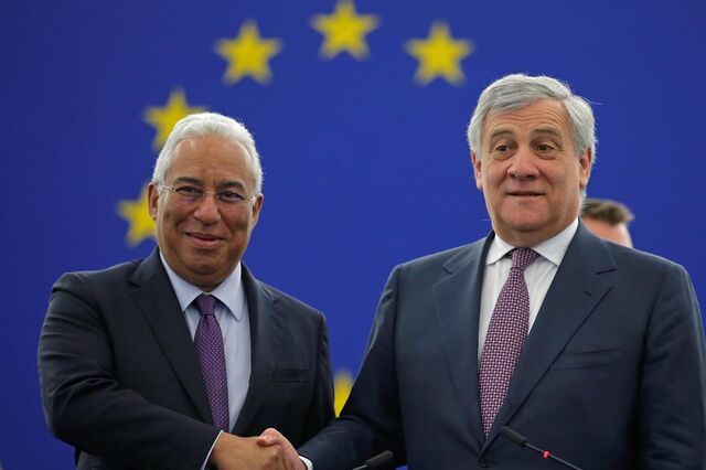 Tajani coloca-se ao lado de Costa na defesa de novos impostos europeus